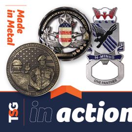 The coins are designed in all different shapes and sizes, each one signifying what is specialize and important to that group of people. An amazing keepsake for the members and their families. TSG-ChallengeCoin-CaseStudy-Graphic.jpg